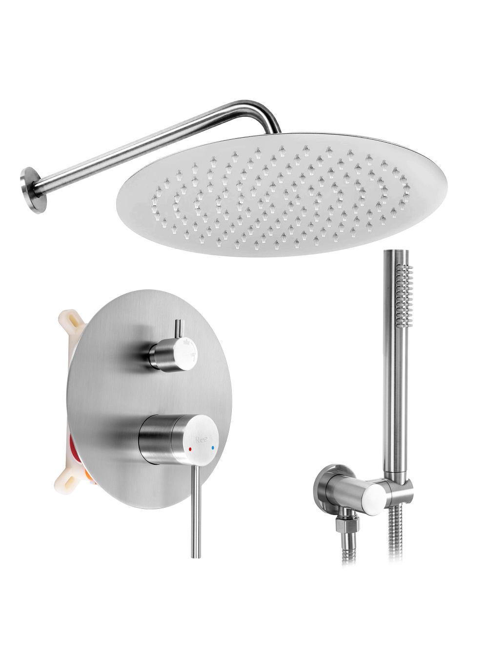 Душ система за вграждане Rea Foss Clif Nickel Brush + BOX