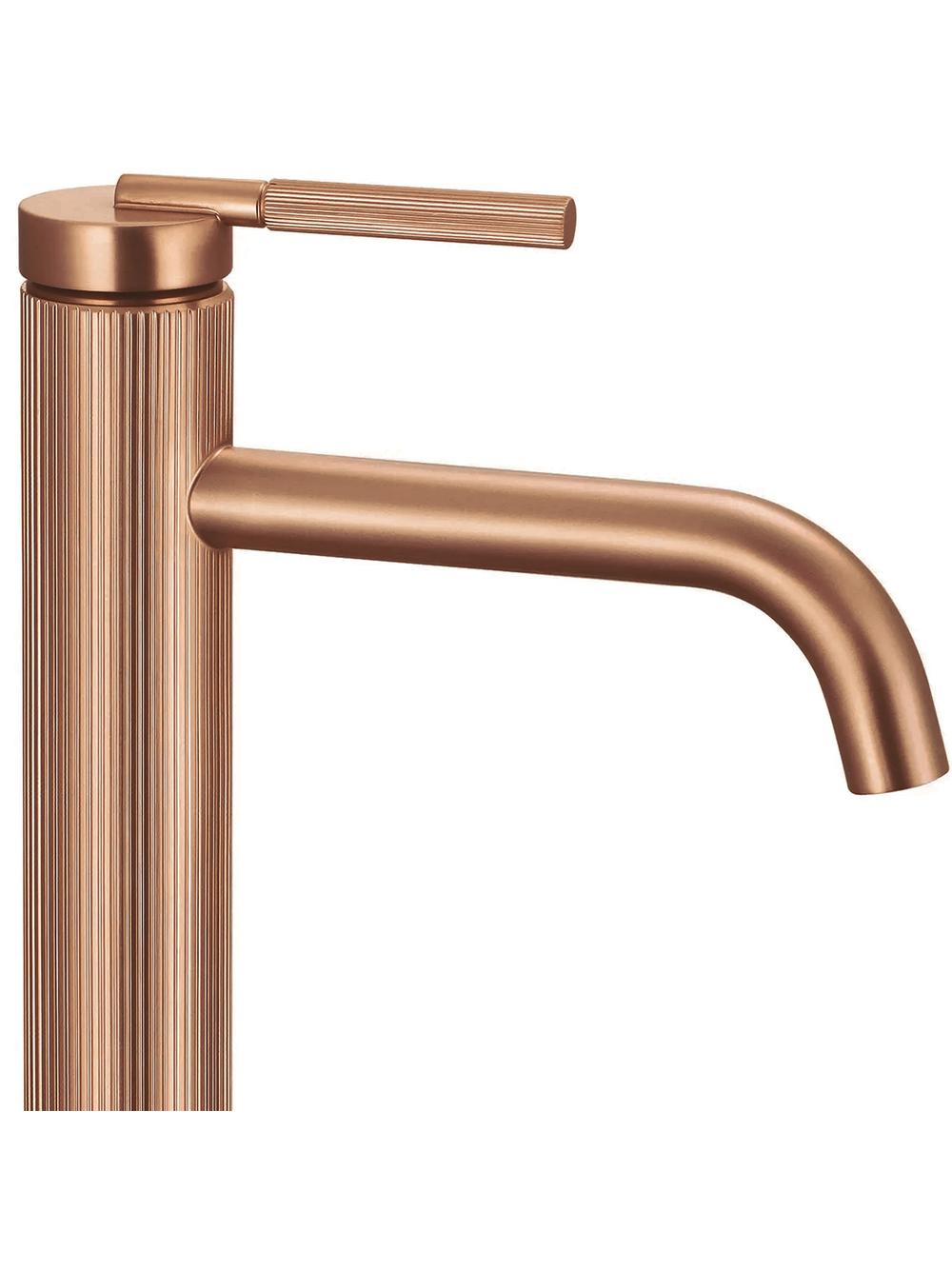 Waschbeckenarmatur Rea Argon Brush Copper high