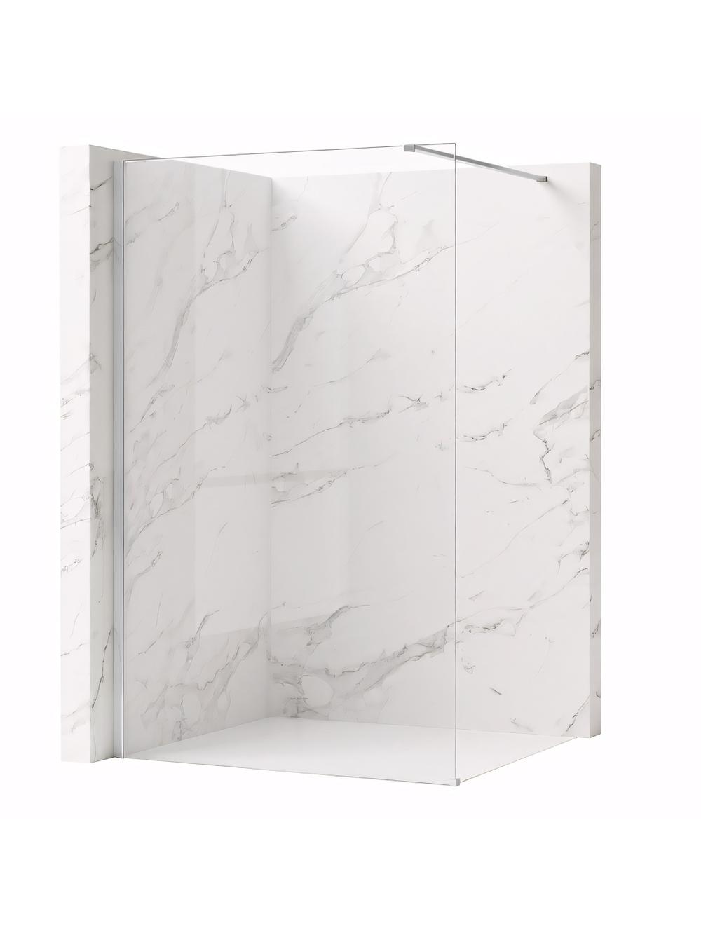 Ścianka prysznicowa Rea Flexi Transparent / Chrome 80