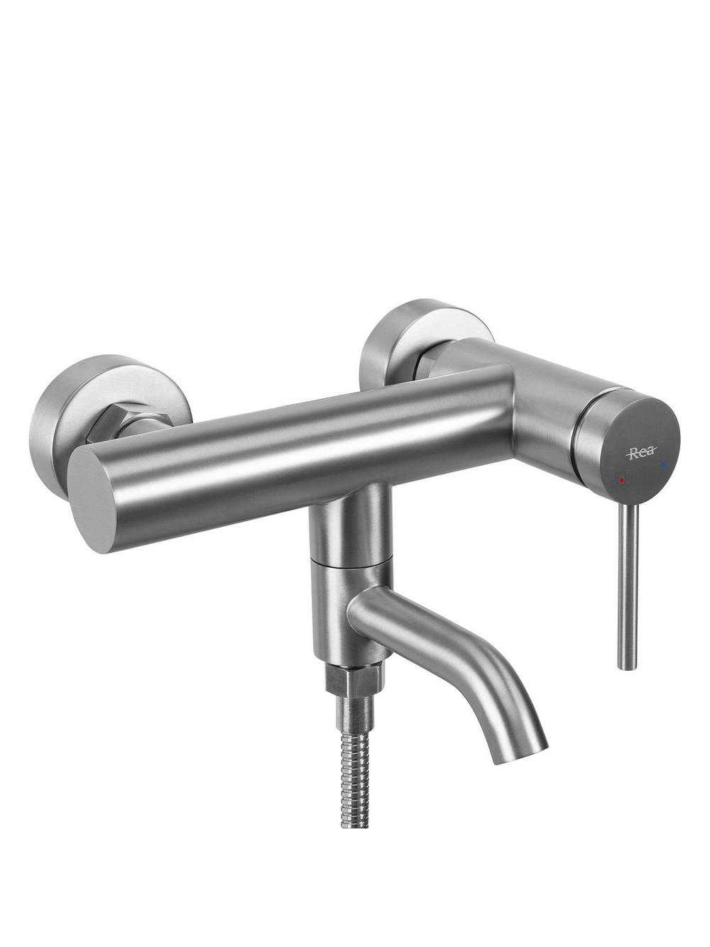 Bateria wannowa REA Clif Nikiel szczotkowany Inox