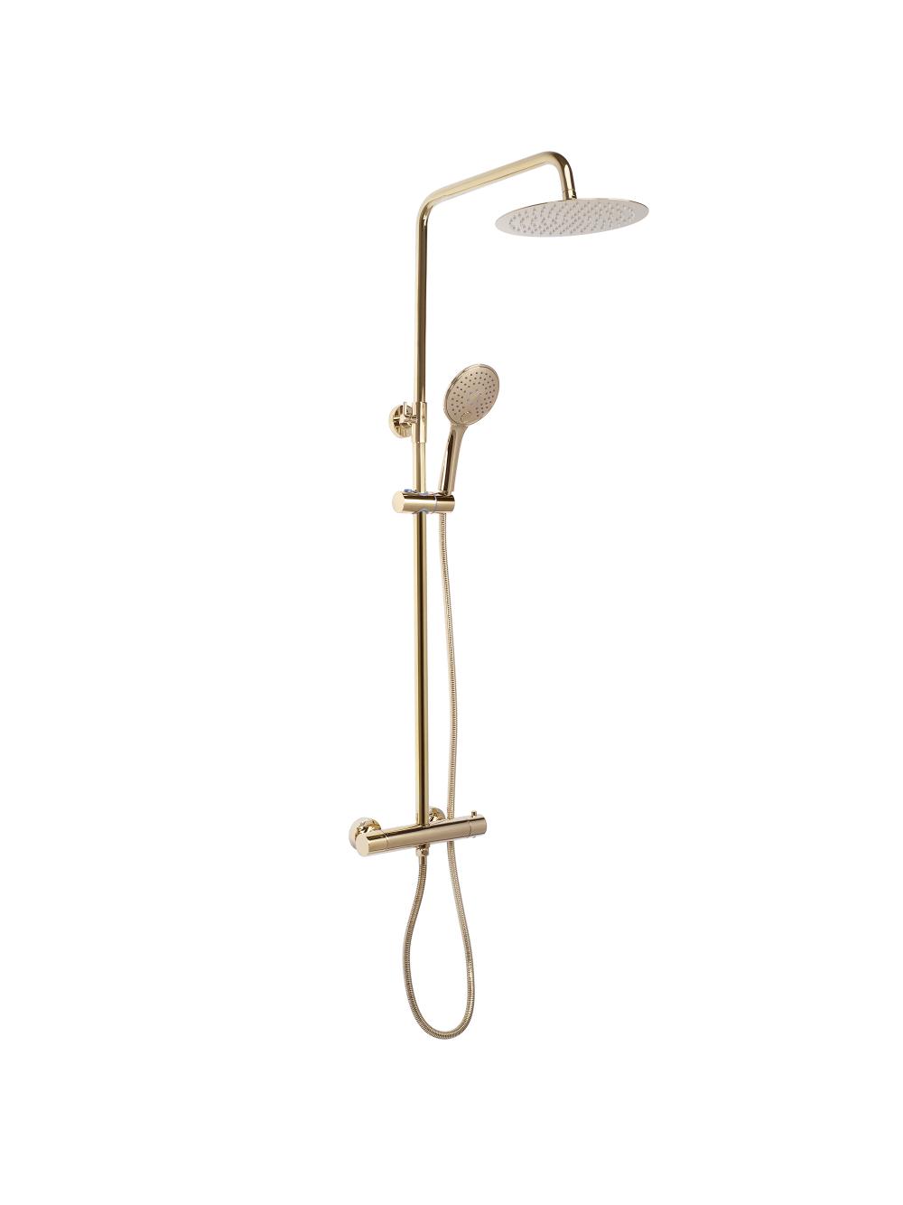 Kit de douche REA VINCENT GOLD + thermostat