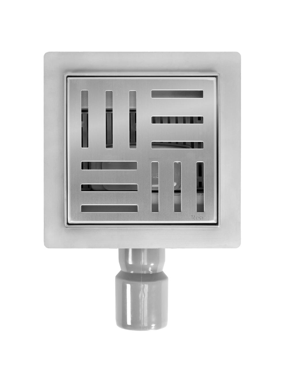 Odpływ liniowy REA CROSS STAL SZCZOTKOWANA 15x15