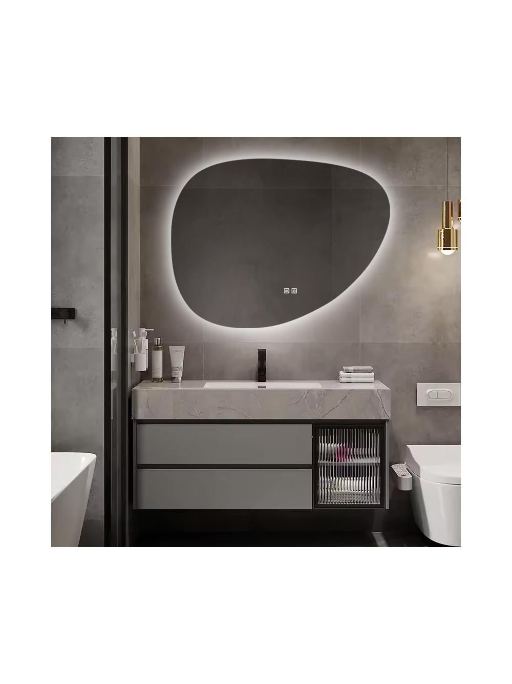 LUSTRO ŚCIENNE LED 84x63cm H142