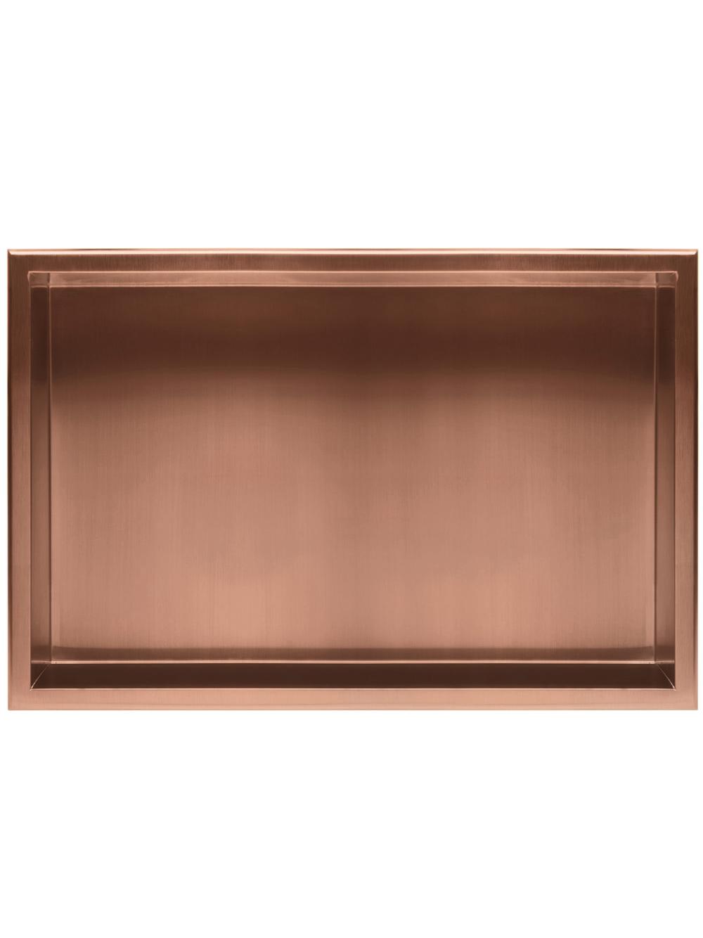 bathroom shelf 30x60 brush copper