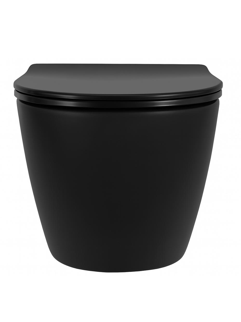 WC csésze Rea Carlo Mini Tornado NF BLACK MATT
