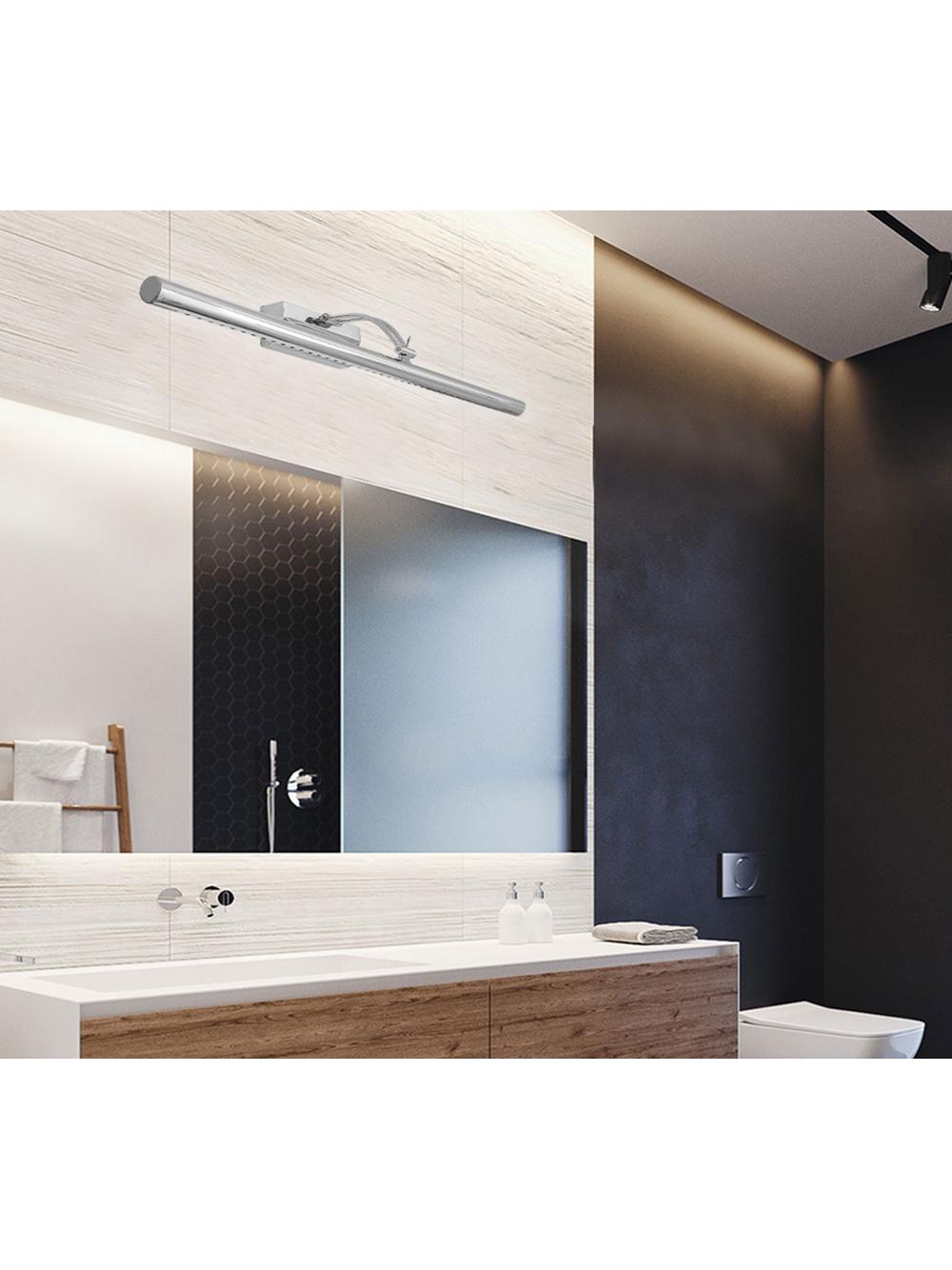 LAMPA KINKIET ŁAZIENKOWY LED NAD LUSTRO 7W 55CM APP365-1W CHROM