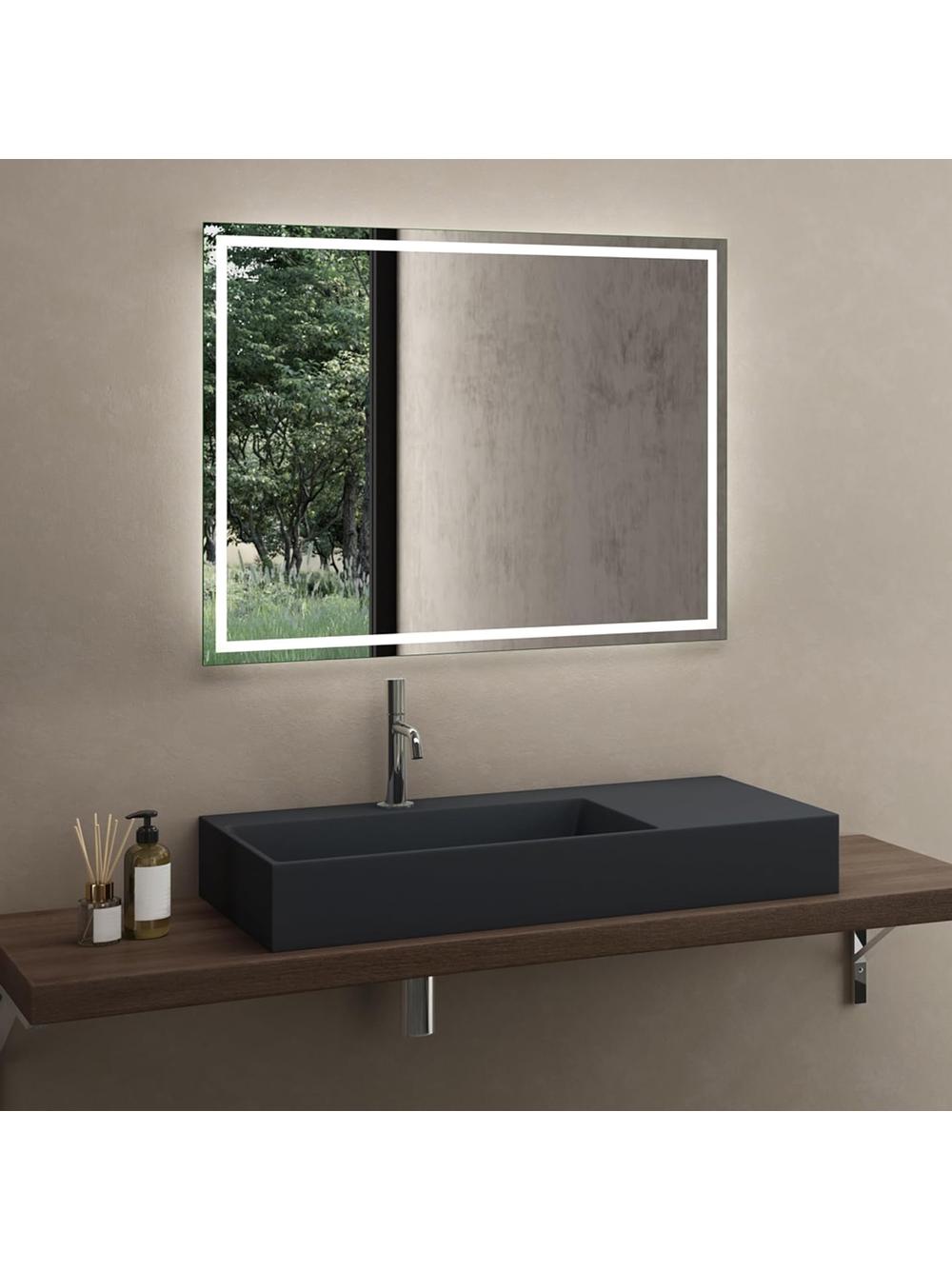 Umywalka konglomeratowa Archi 90 CM Szary mat
