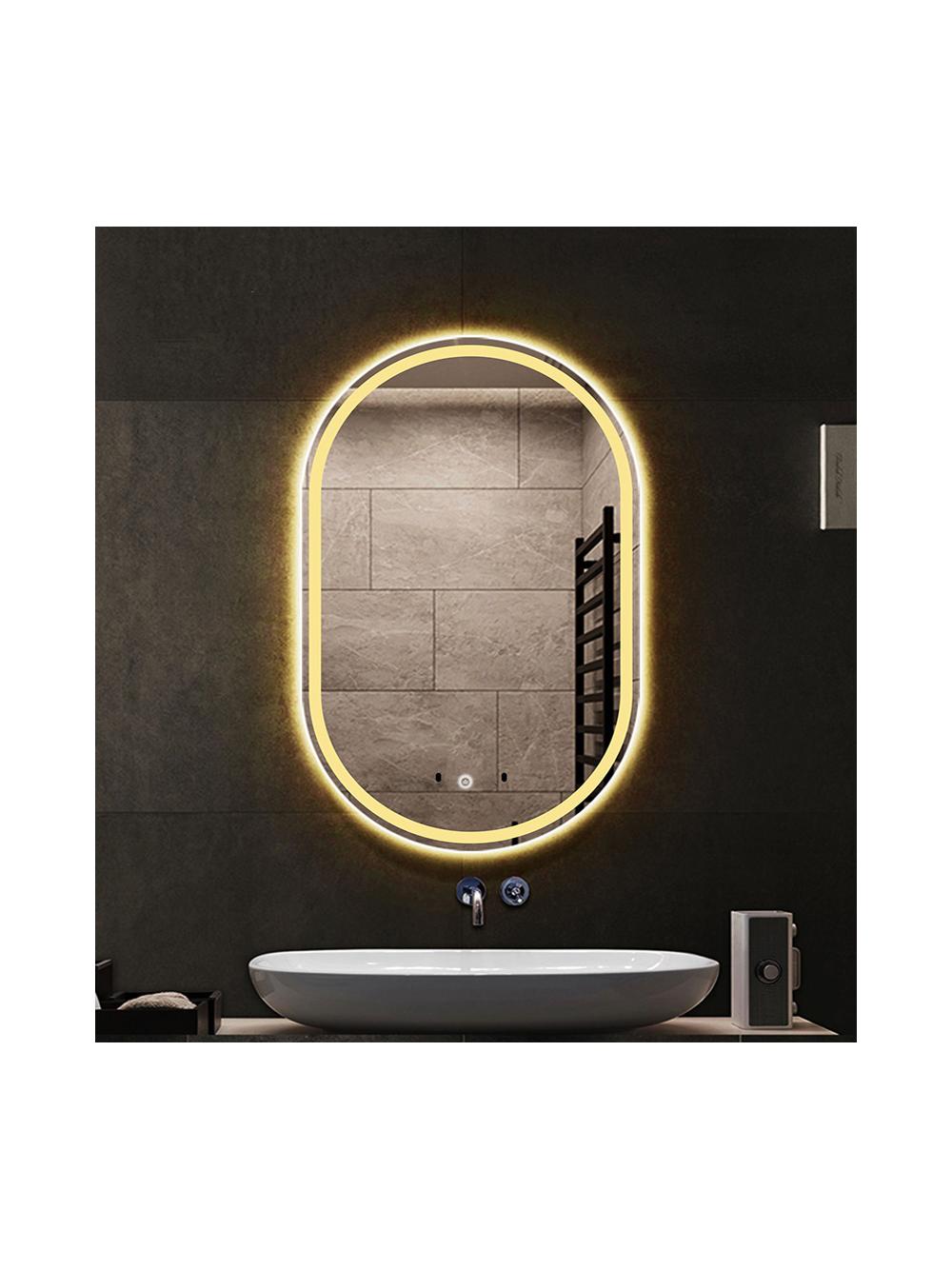 Miroir LED 80x60cm P10408