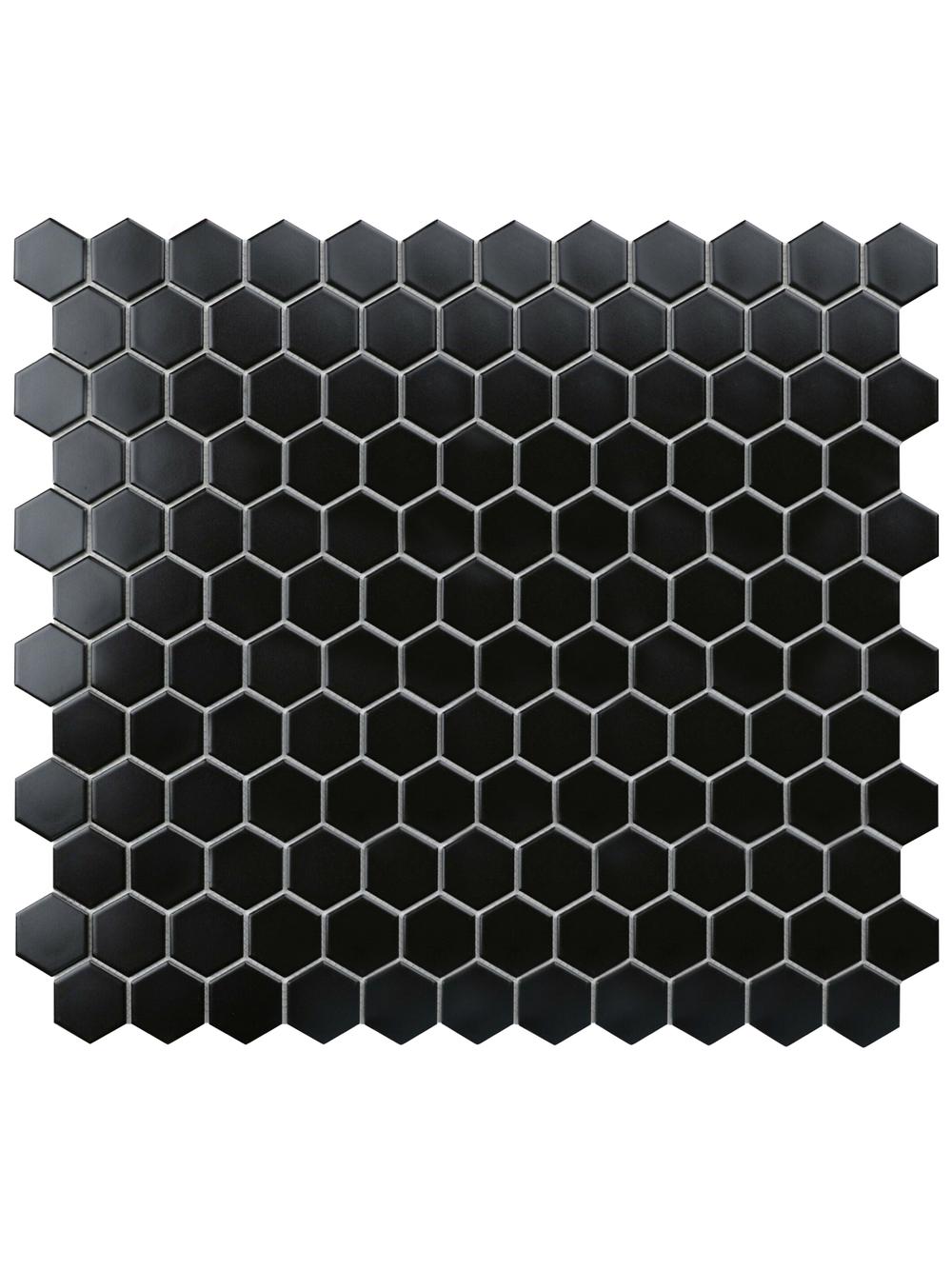 Mozaika hexagon 133425 Czarna