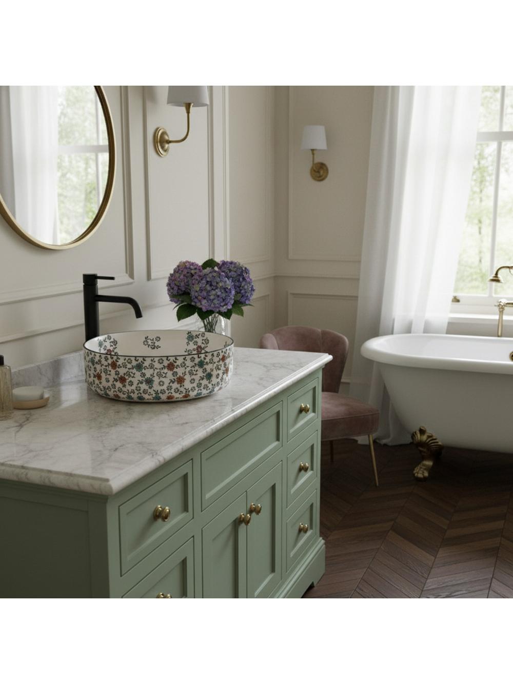 Aufsatzwaschbecken Rea Stefania Fiori