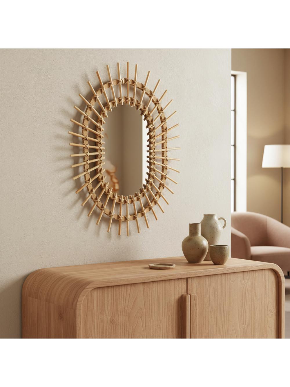 Miroir mural Boho 57CM QDJ5749