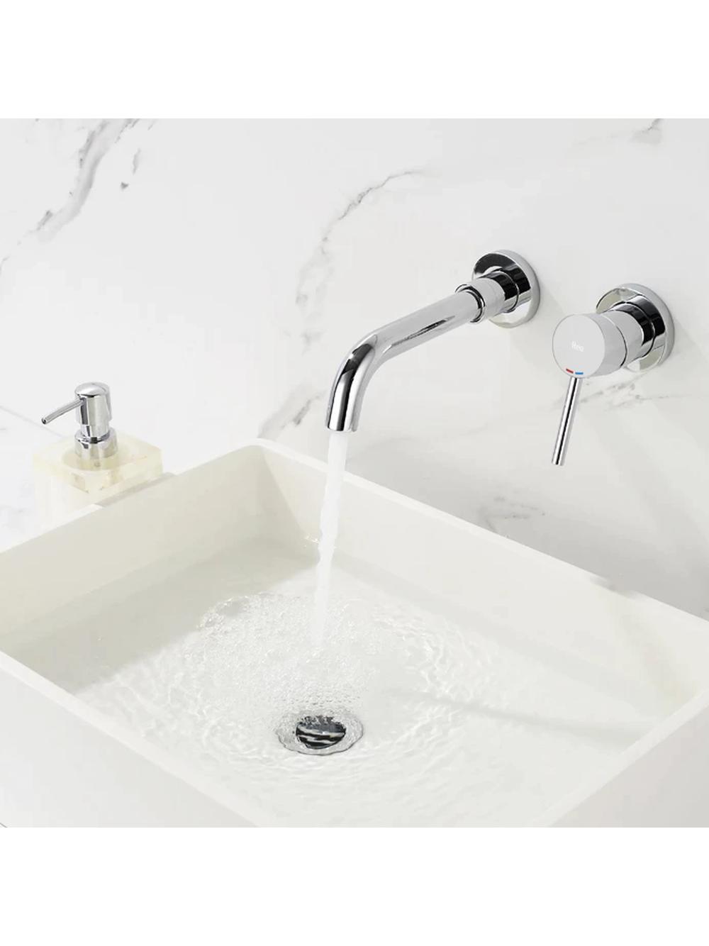 Bateria Podtynkowa REA LUNGO Chrom Długa + BOX