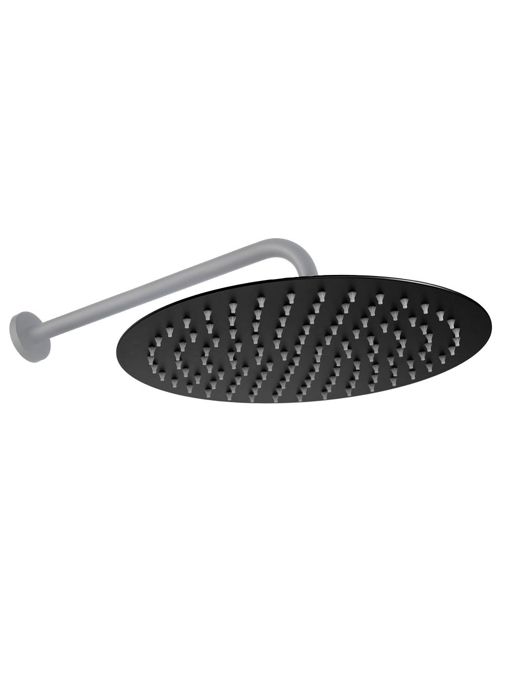 Дъждов душ Rea Black Matt 25cm