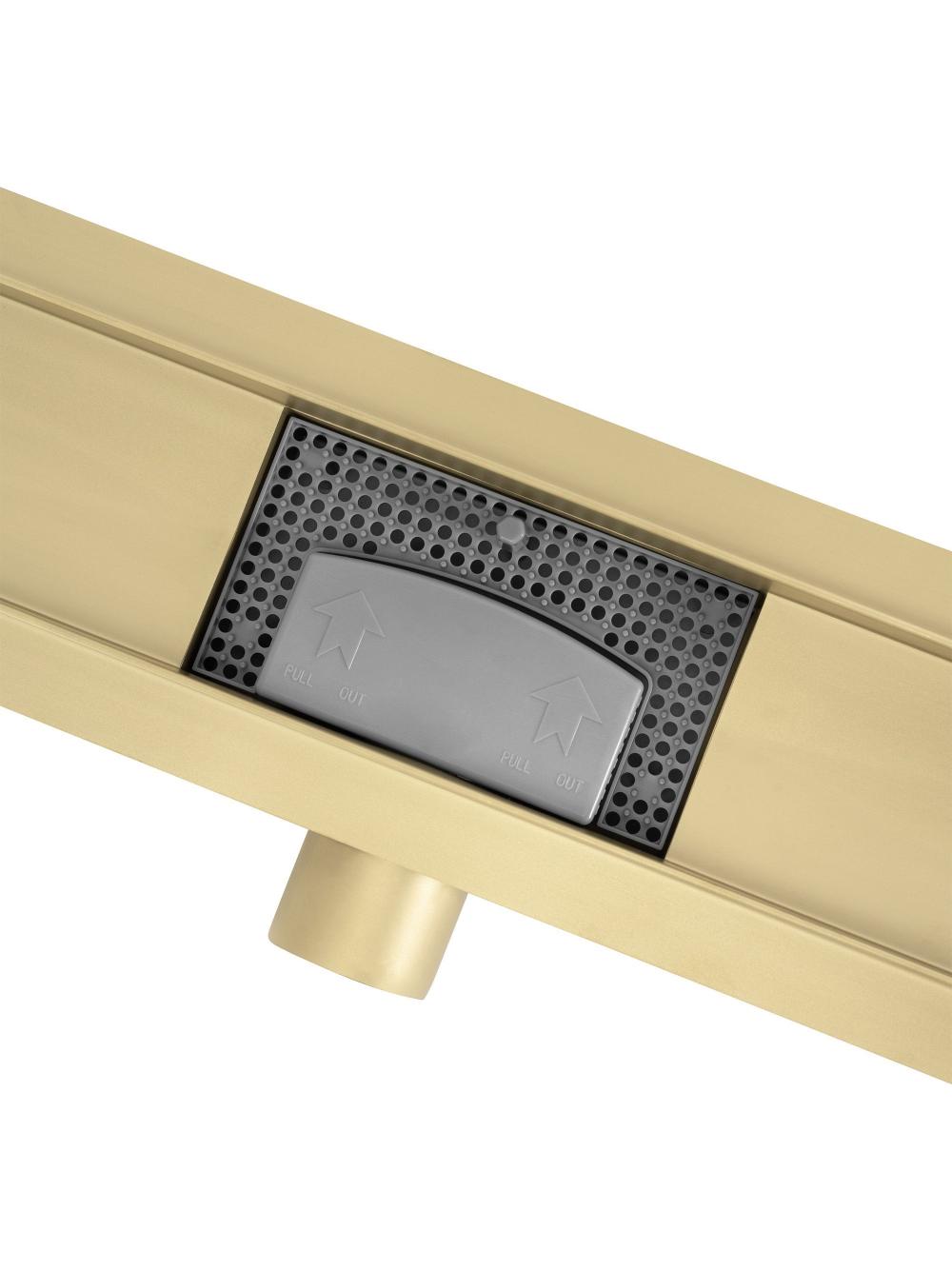 Linijski odtok REA Neox brush gold 80