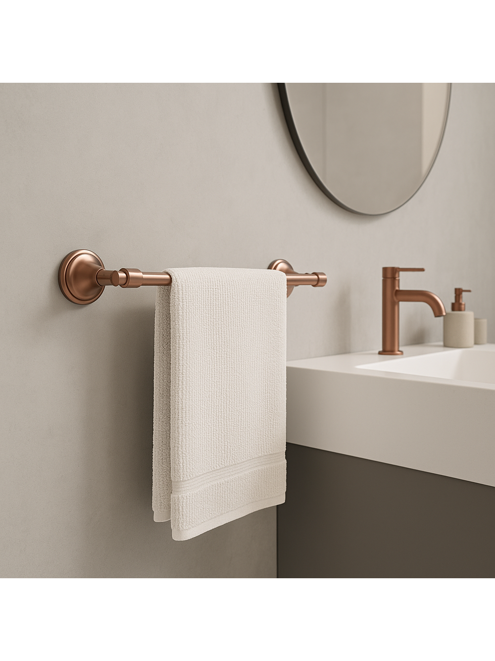 Badkamerhanger 16101 Aristo Brush Copper