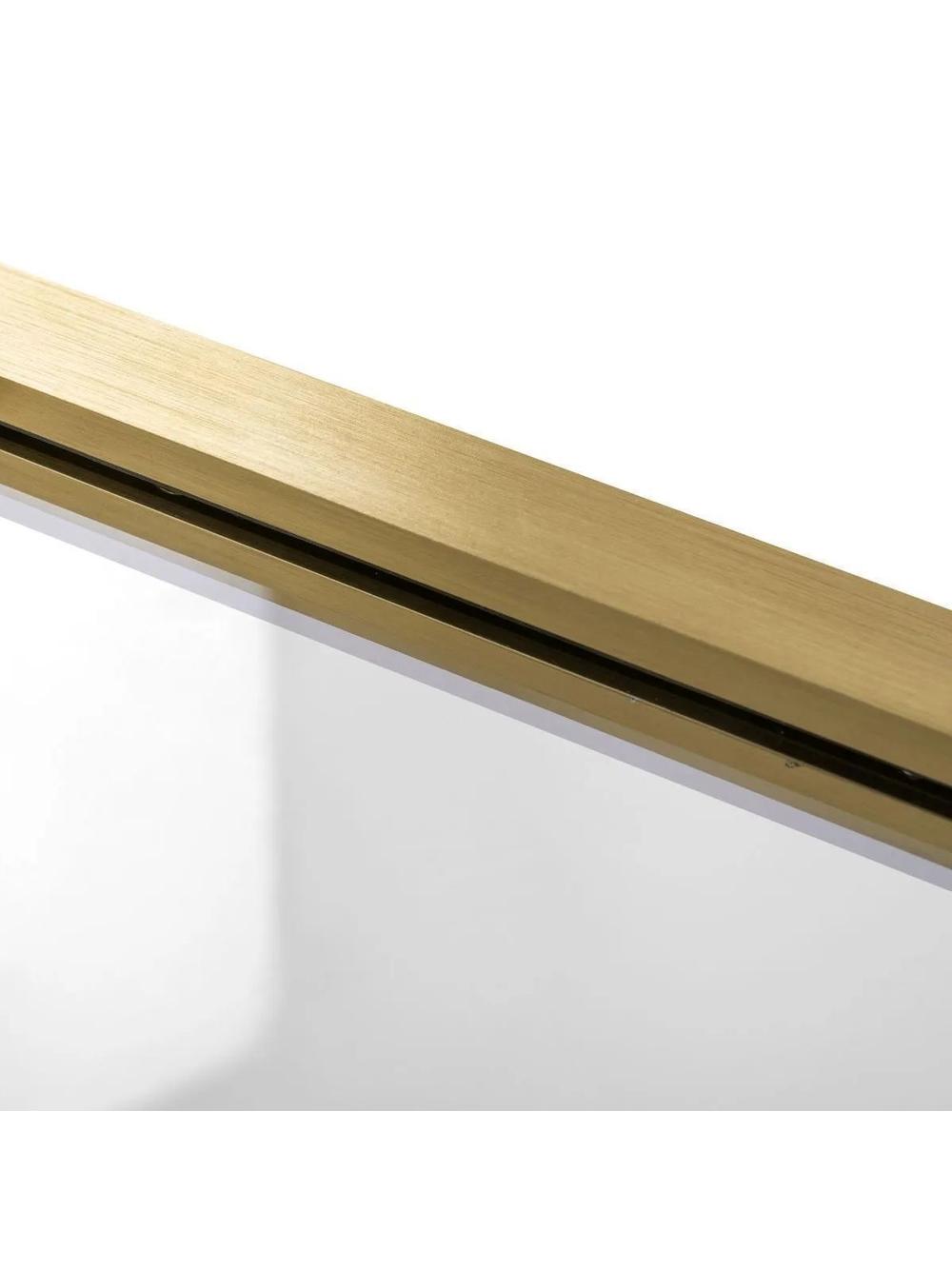 Drzwi Prysznicowe Przesuwne REA Rapid Slide 150 Złote Szczotkowane