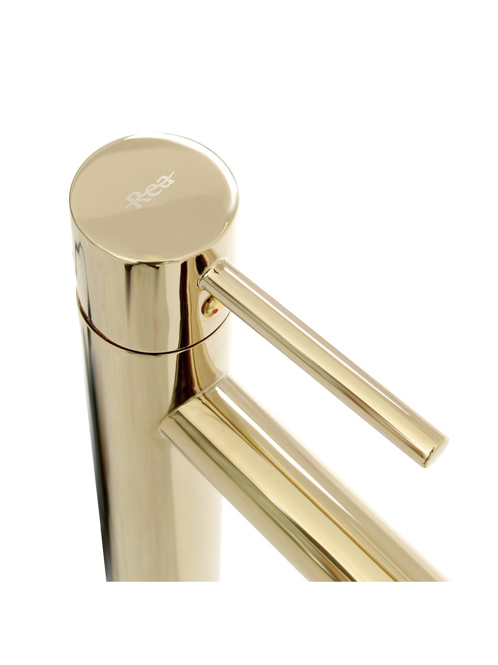 Βρύση νιπτήρα Rea Tess Gold High