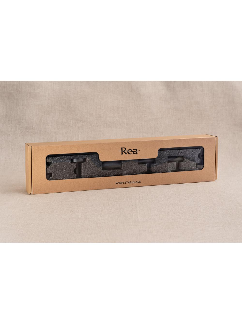 Juego de accesorios de baño Ari Black 4 piezas