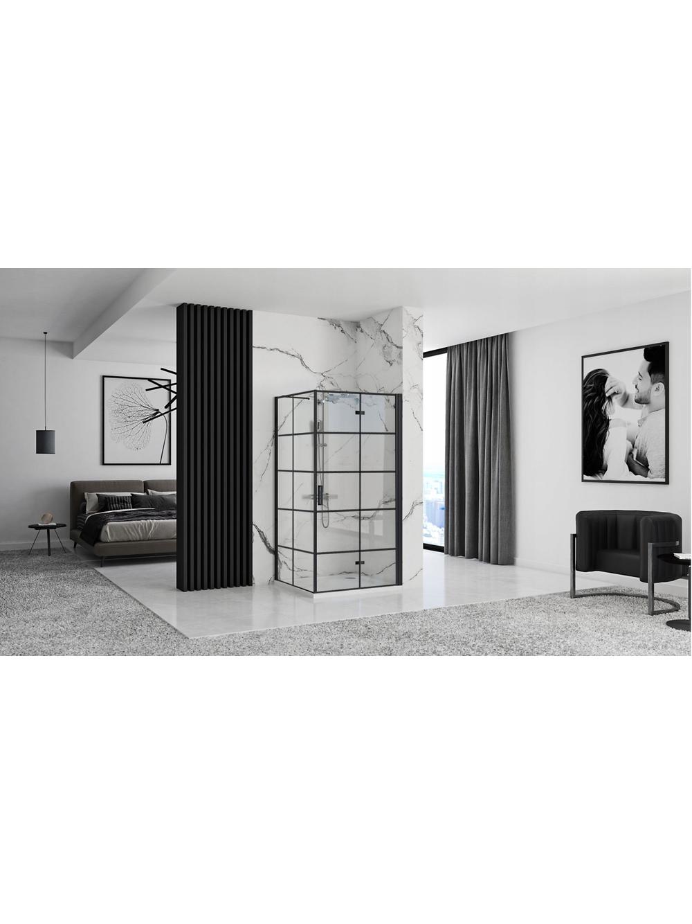 Kabina prysznicowa Rea Molier Black 110x90