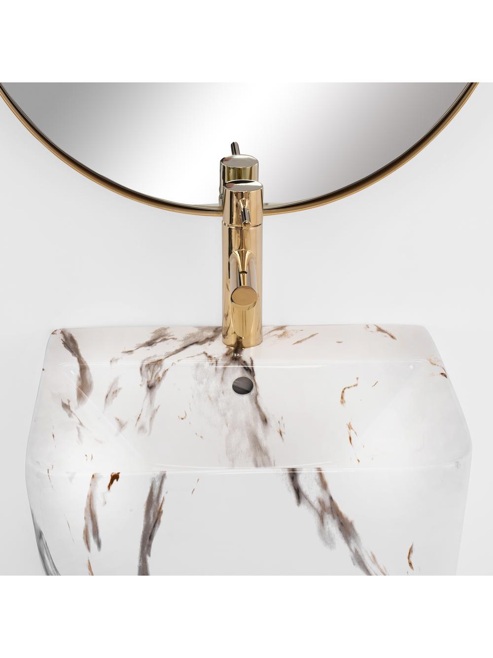 Umywalka Ceramiczna Wolnostojąca ARIS Marble