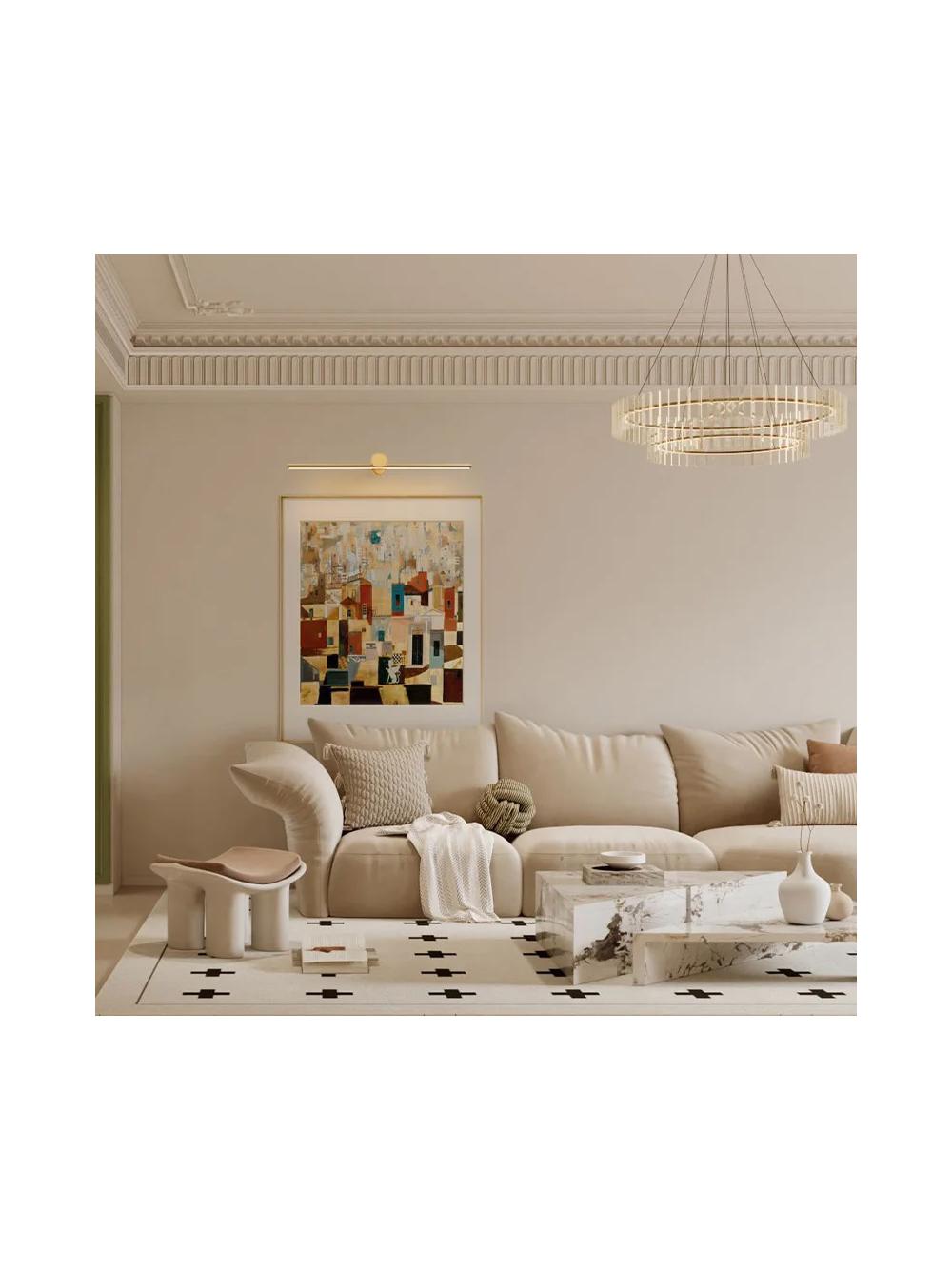 KINKIET ŁAZIENKOWY LED 40CM APP1344-W GOLD