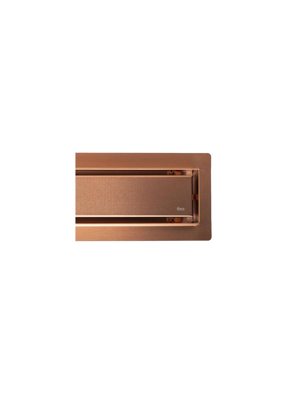 Odpływ Liniowy REA Neox pro brush l. copper 100