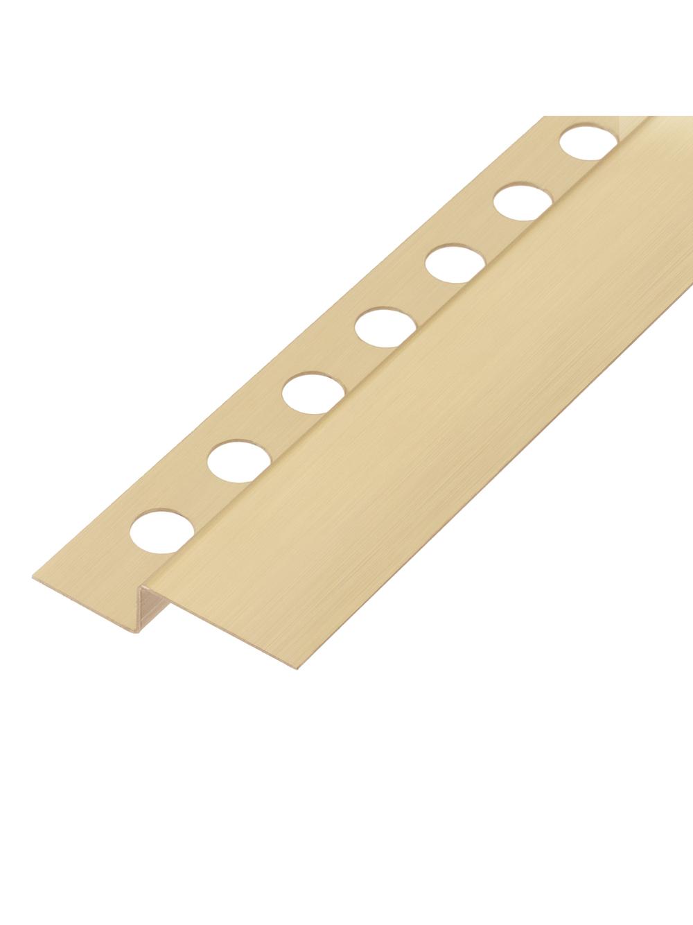 Listwa brodzikowa czołowa 130cm Złota Szczotkowana
