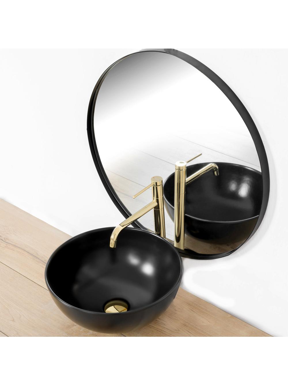 Βρύση νιπτήρα REA LUGANO SLIM, Gold High
