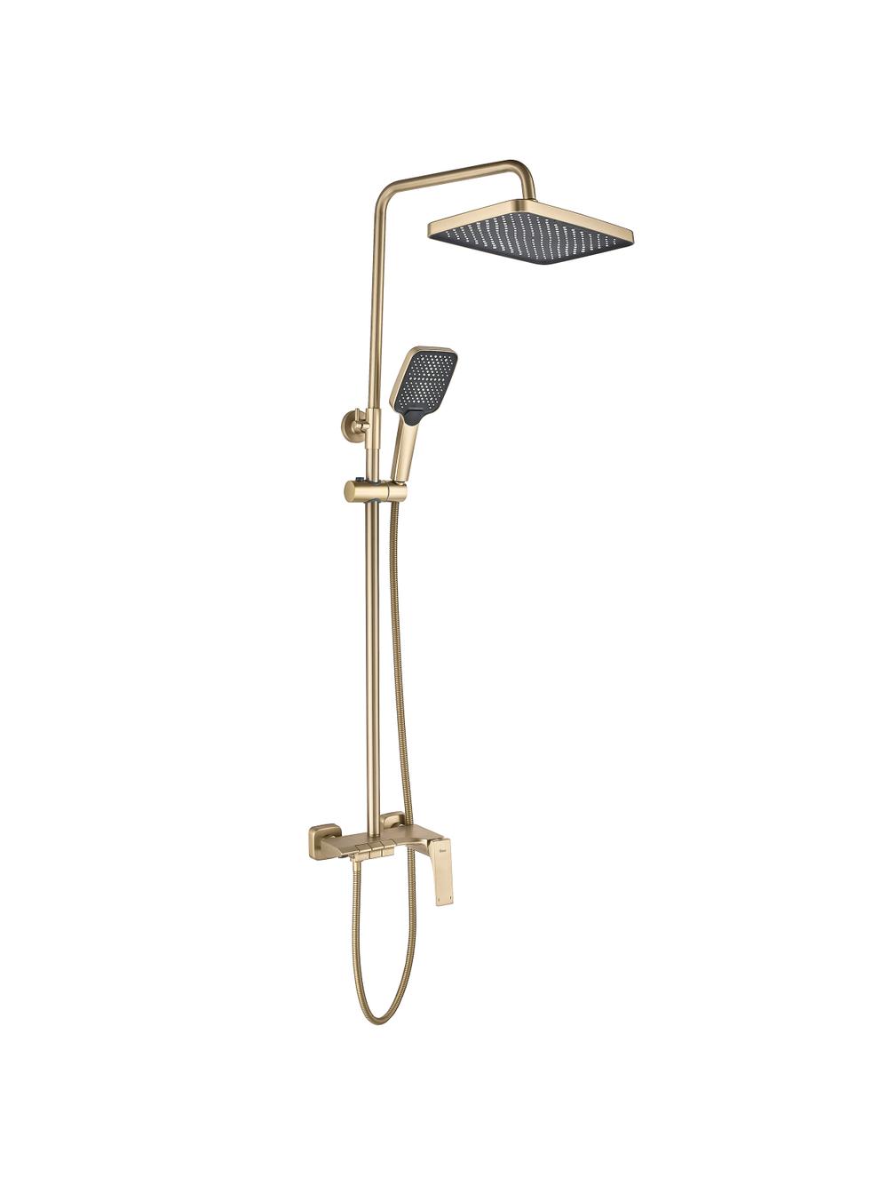 Sprchový set REA JOE Brush Gold