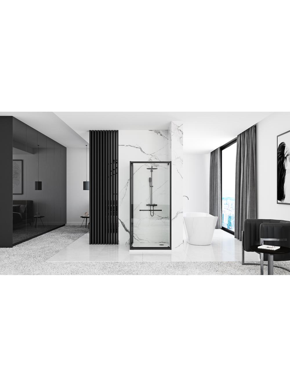 Kabina prysznicowa Rea Space In Black 90x90