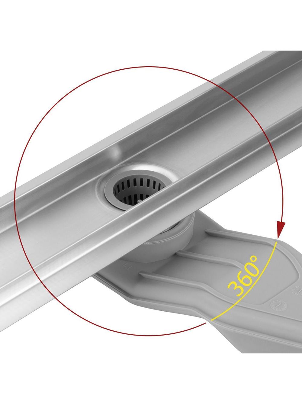 Zuhanylefolyó REA Neox Superflow BRUSH NICKEL 50