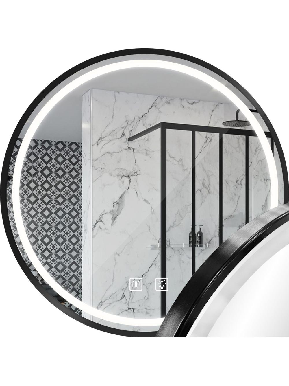 LUSTRO ŚCIENNE LED 60cm MMJ Black