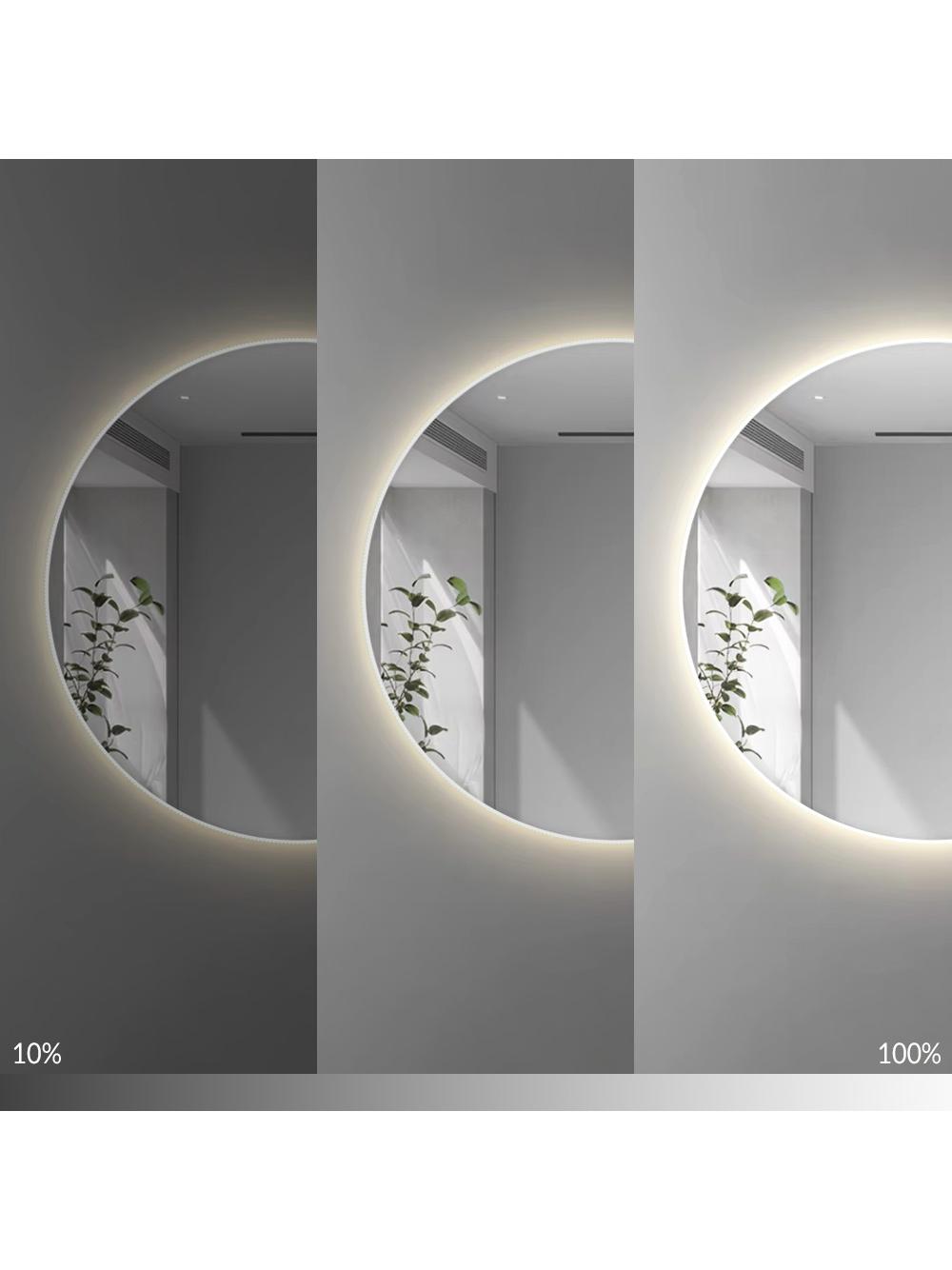 LUSTRO ŚCIENNE LED Z BLUETOOTH 60cm ROUND