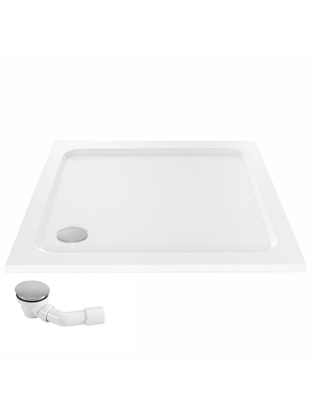 Base de duche acrílica Rea Belmond White 80x80