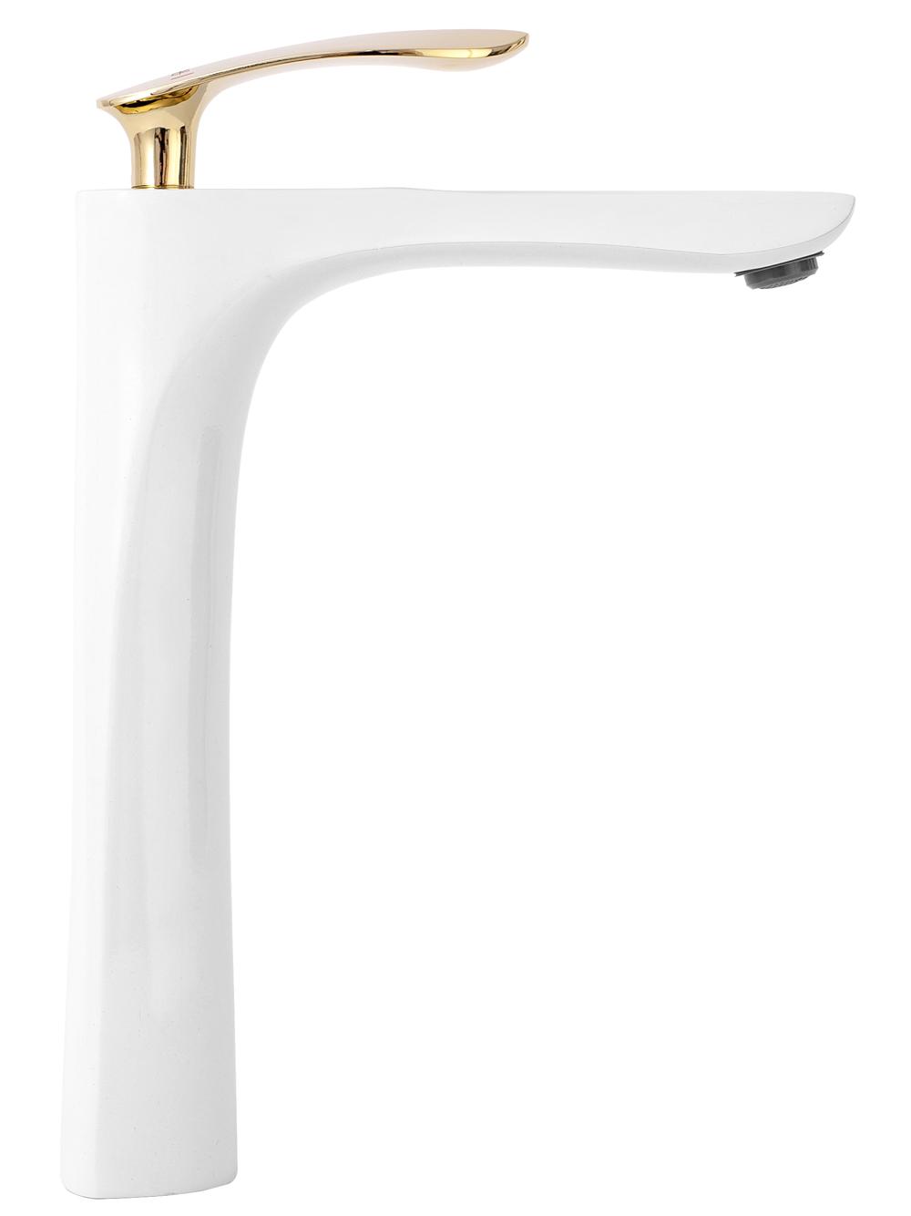 Βρύση υψηλής λεκάνης REA ORBIT White Gold