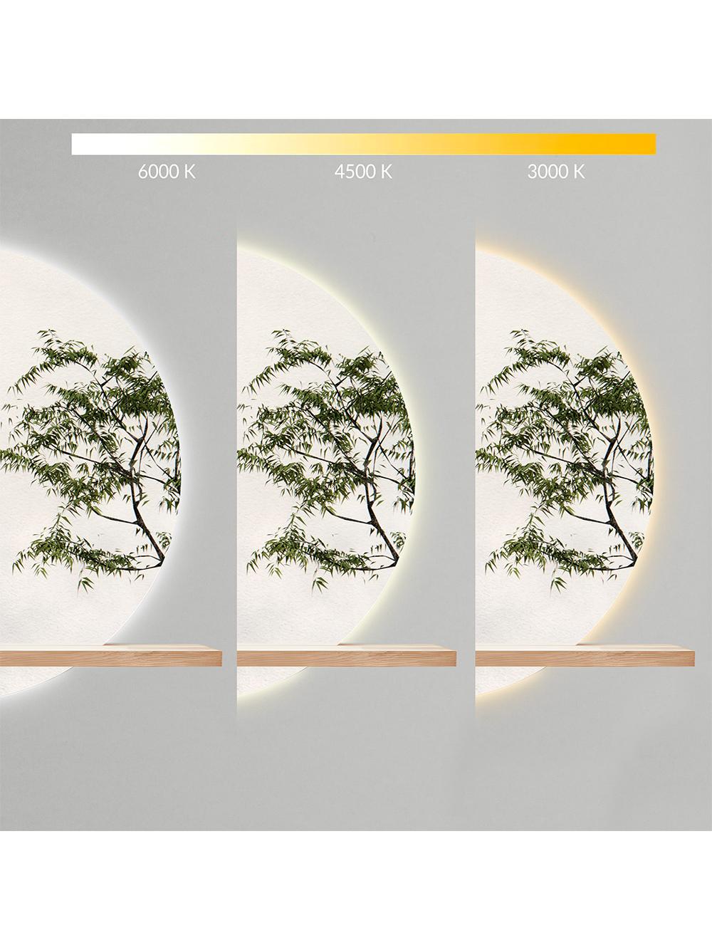 LUSTRO ŚCIENNE LED Z PÓŁKĄ 60cm 102