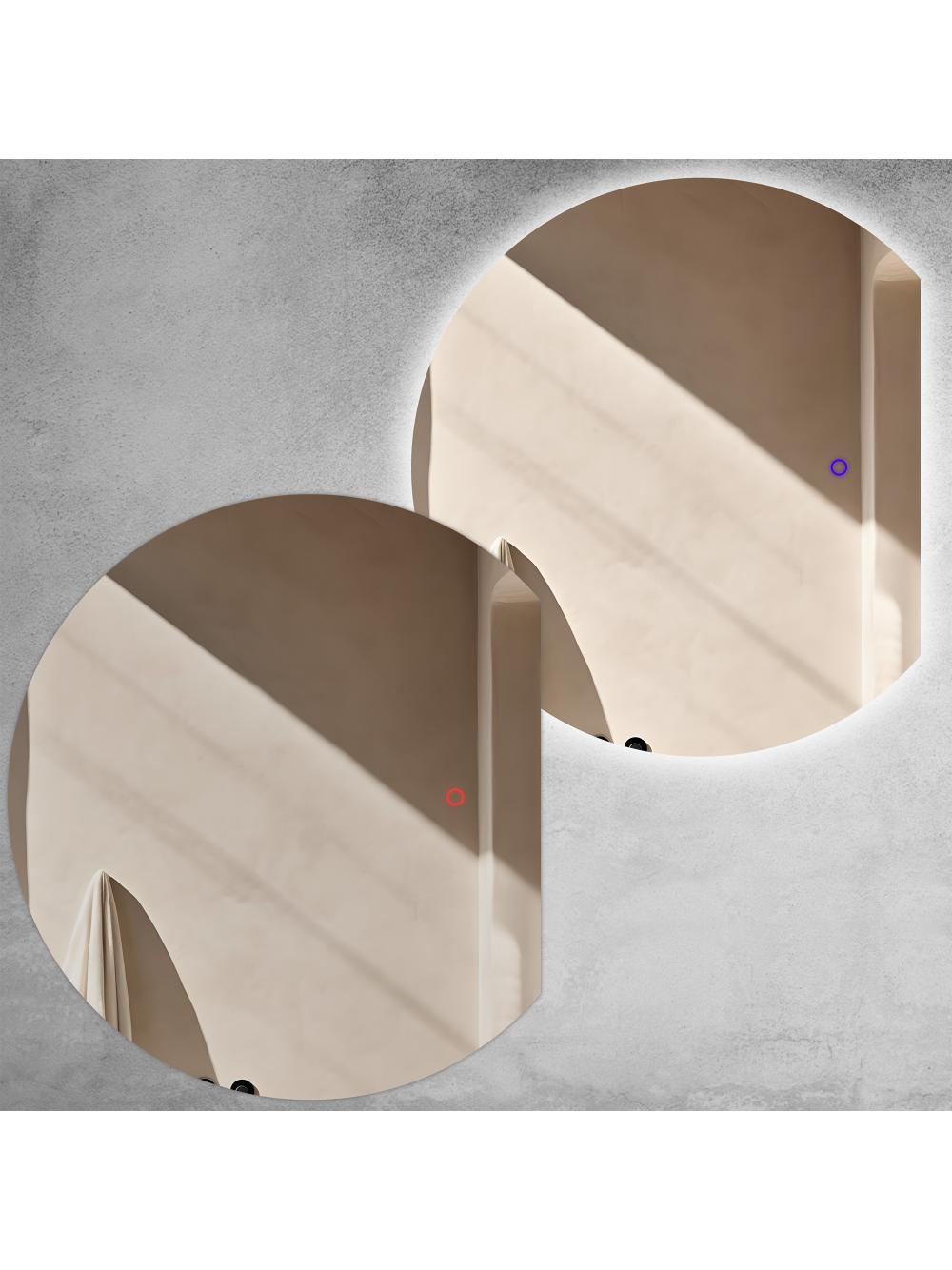 LUSTRO ŚCIENNE LED 80x70cm YH-3355