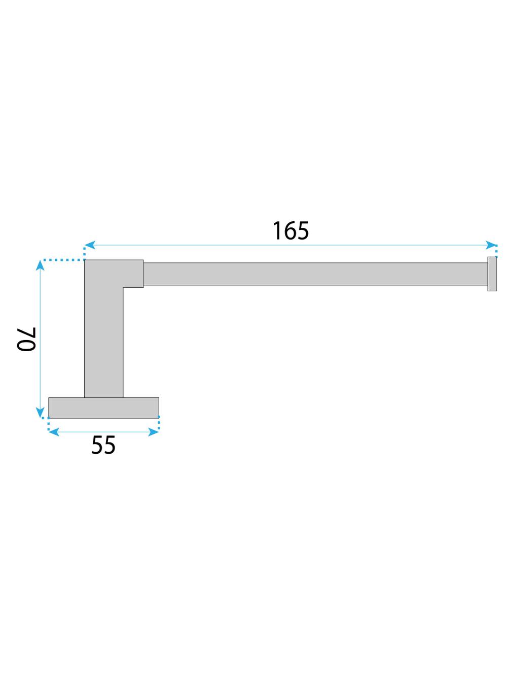 Toilet paper holder 5909 Nico Gold