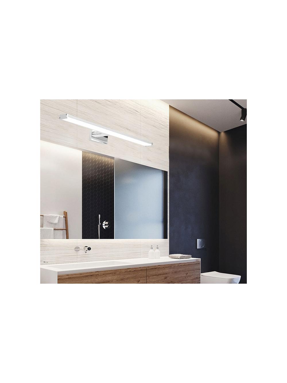 LAMPA KINKIET ŁAZIENKOWY LED NAD LUSTRO 18W 90CM APP371-1W CHROM