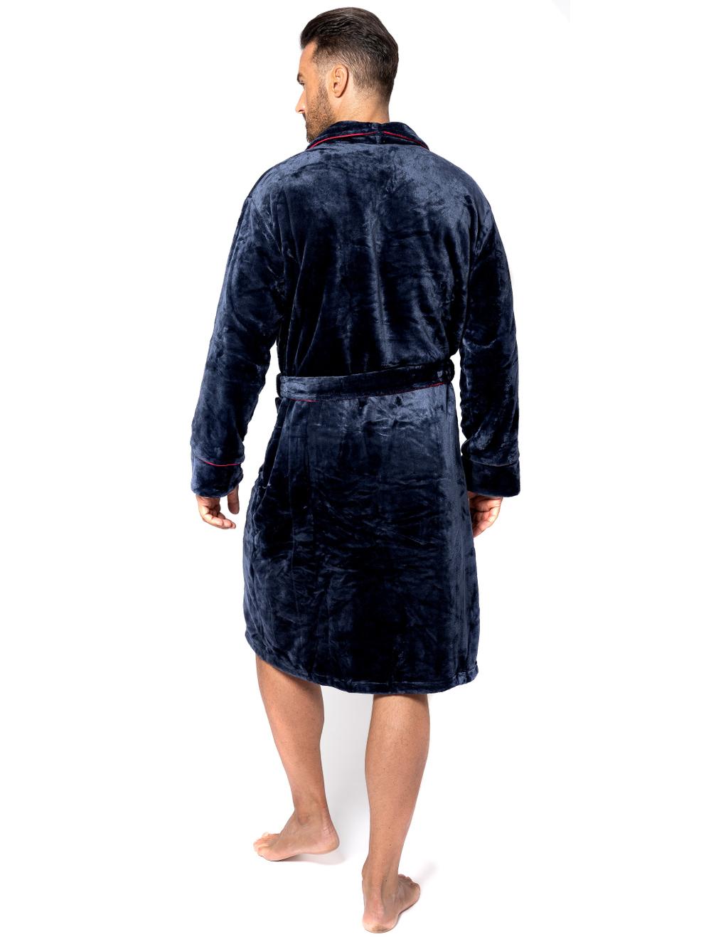 Szlafrok Męski Roger Navy Red M