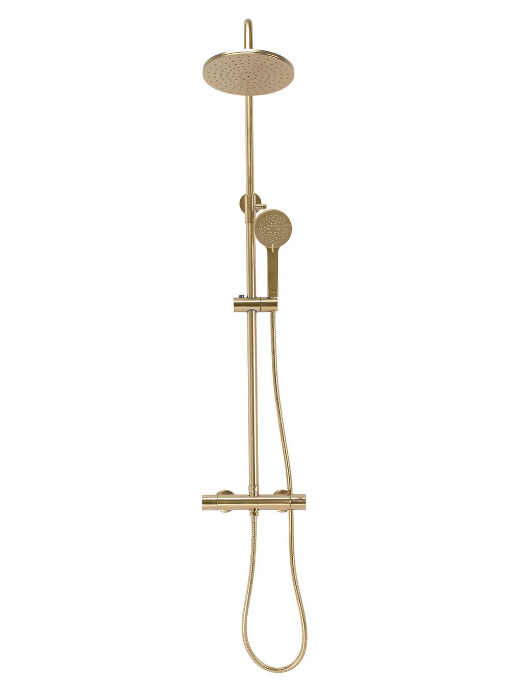 ΣΕΤ ΜΠΑΝΙΟΥ ΜΕ ΘΕΡΜΟΣΤΑΤΗ Rea PAROT Brushed Gold