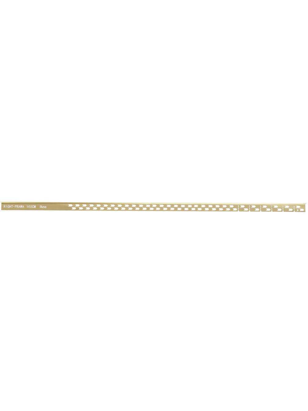 Listwa spadkowa brodzikowa 140cm Złota Szczotkowana