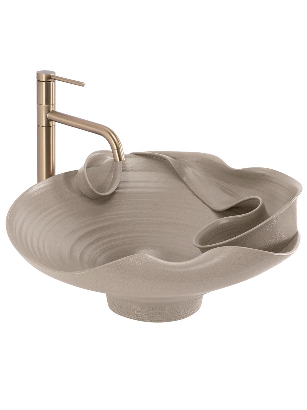 Ceramic Countertop Basin REA HM-12 Handmade ART