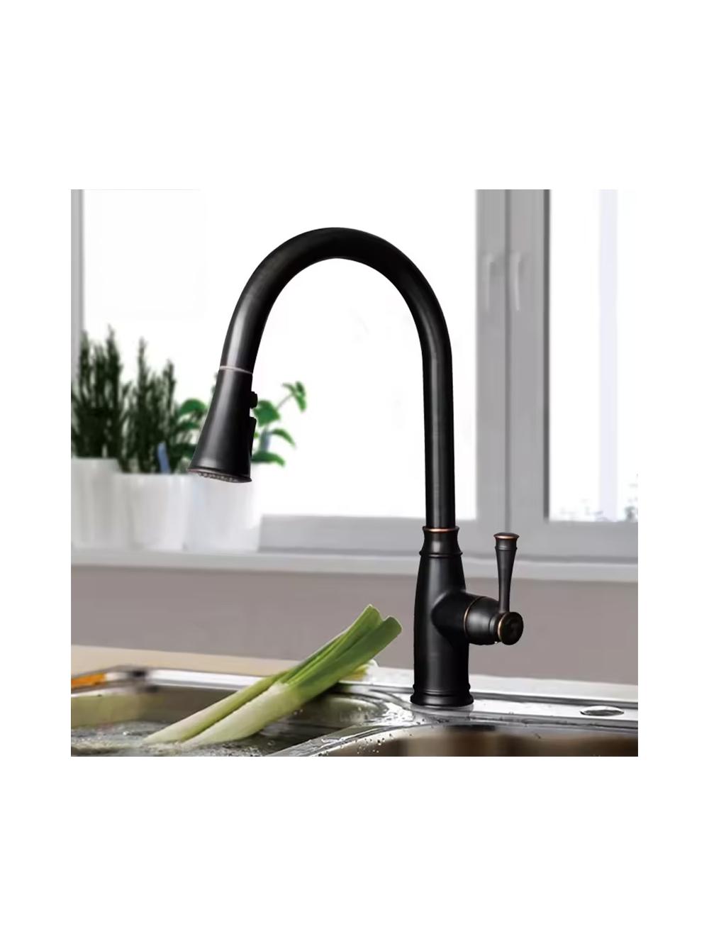 Μπαταρία κουζίνας Rea Deco Black Antique