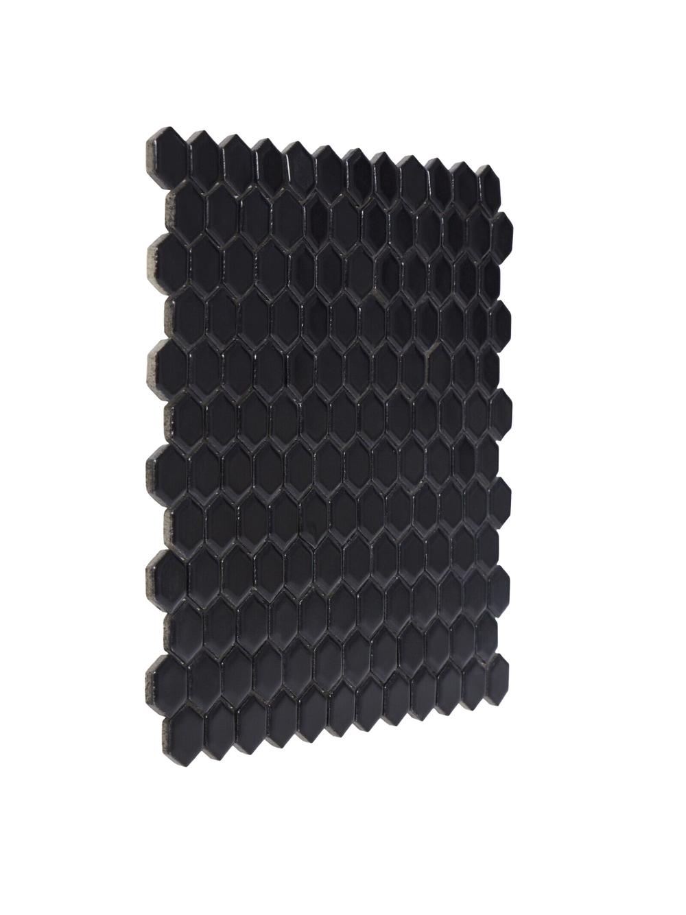 Mozaika hexagon 133425 Czarna