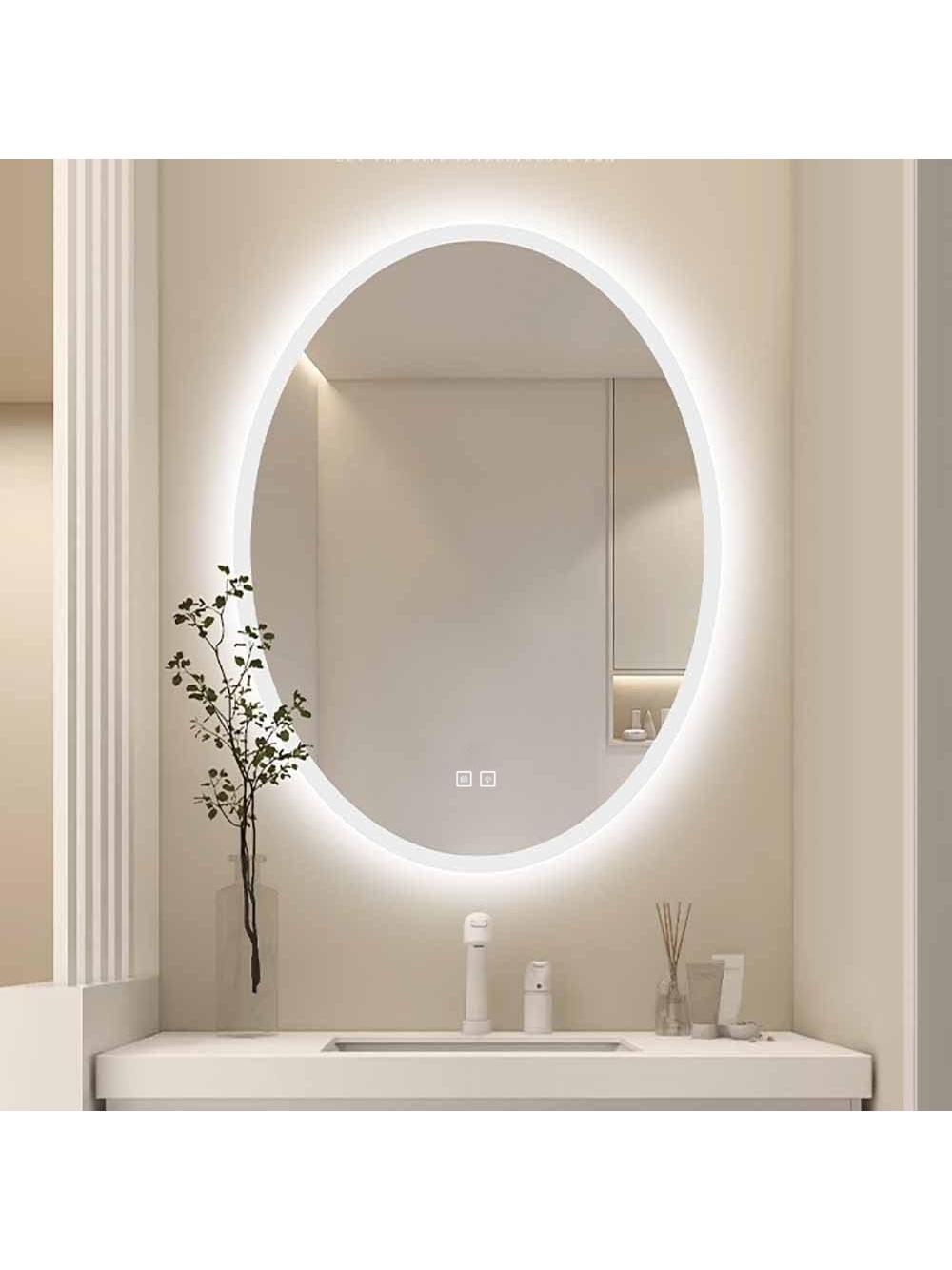 LUSTRO ŚCIENNE LED 60x80cm WWA