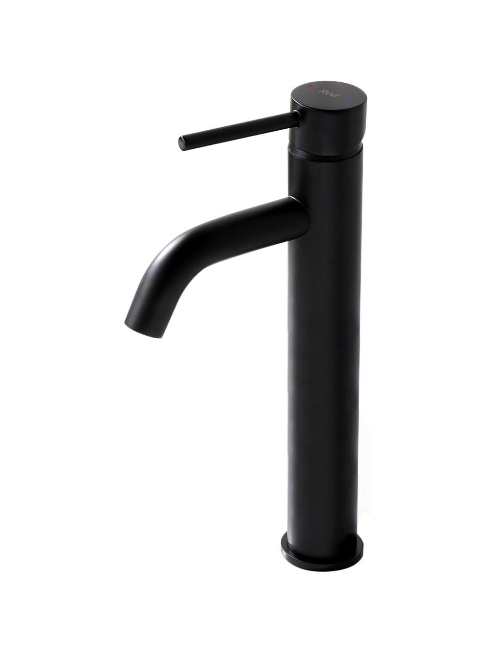 Βρύση νιπτήρα Rea Lungo Black Tall