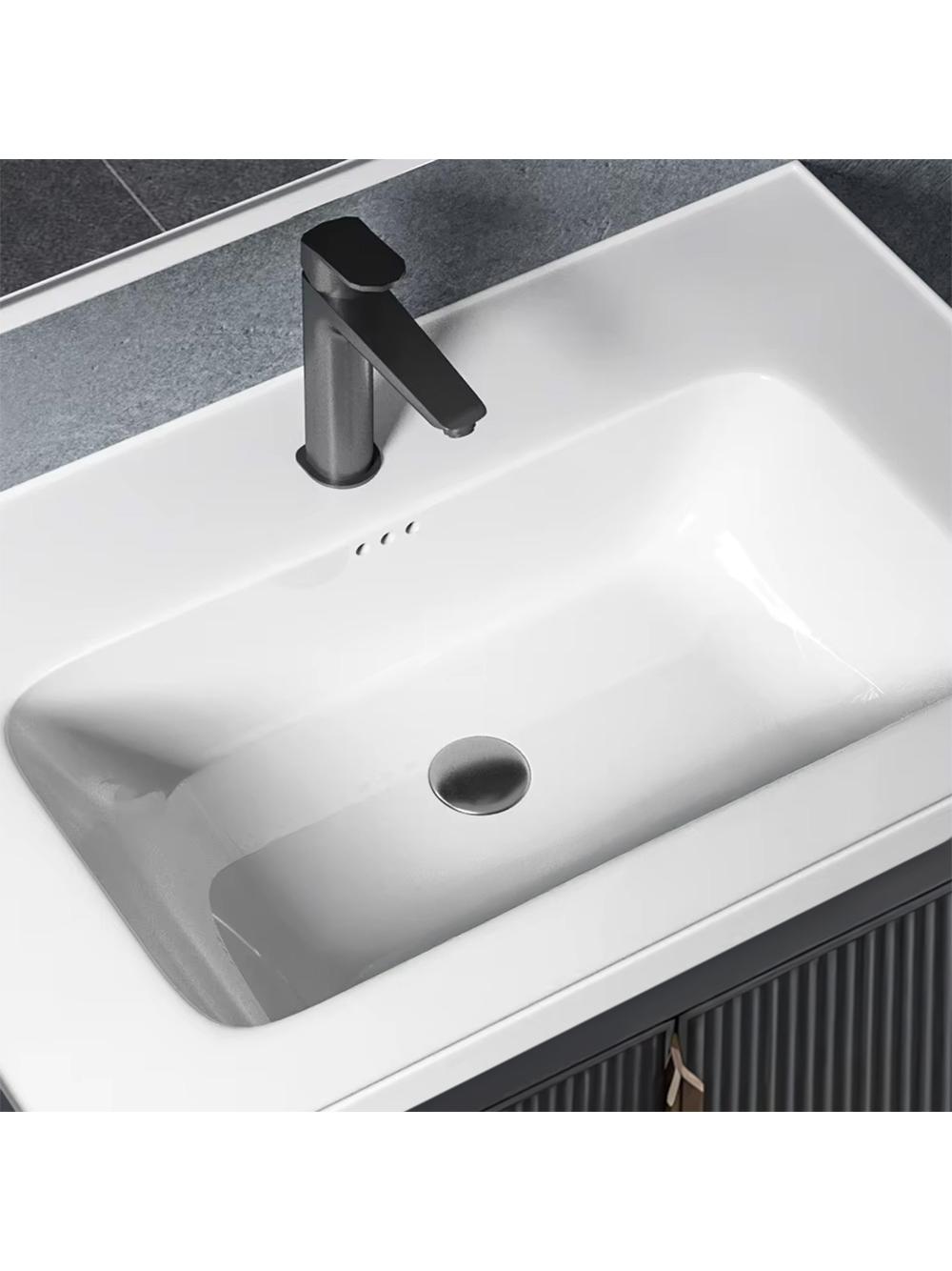 Zestaw mebli łazienkowych z Umywalką Astor 60cm Szary