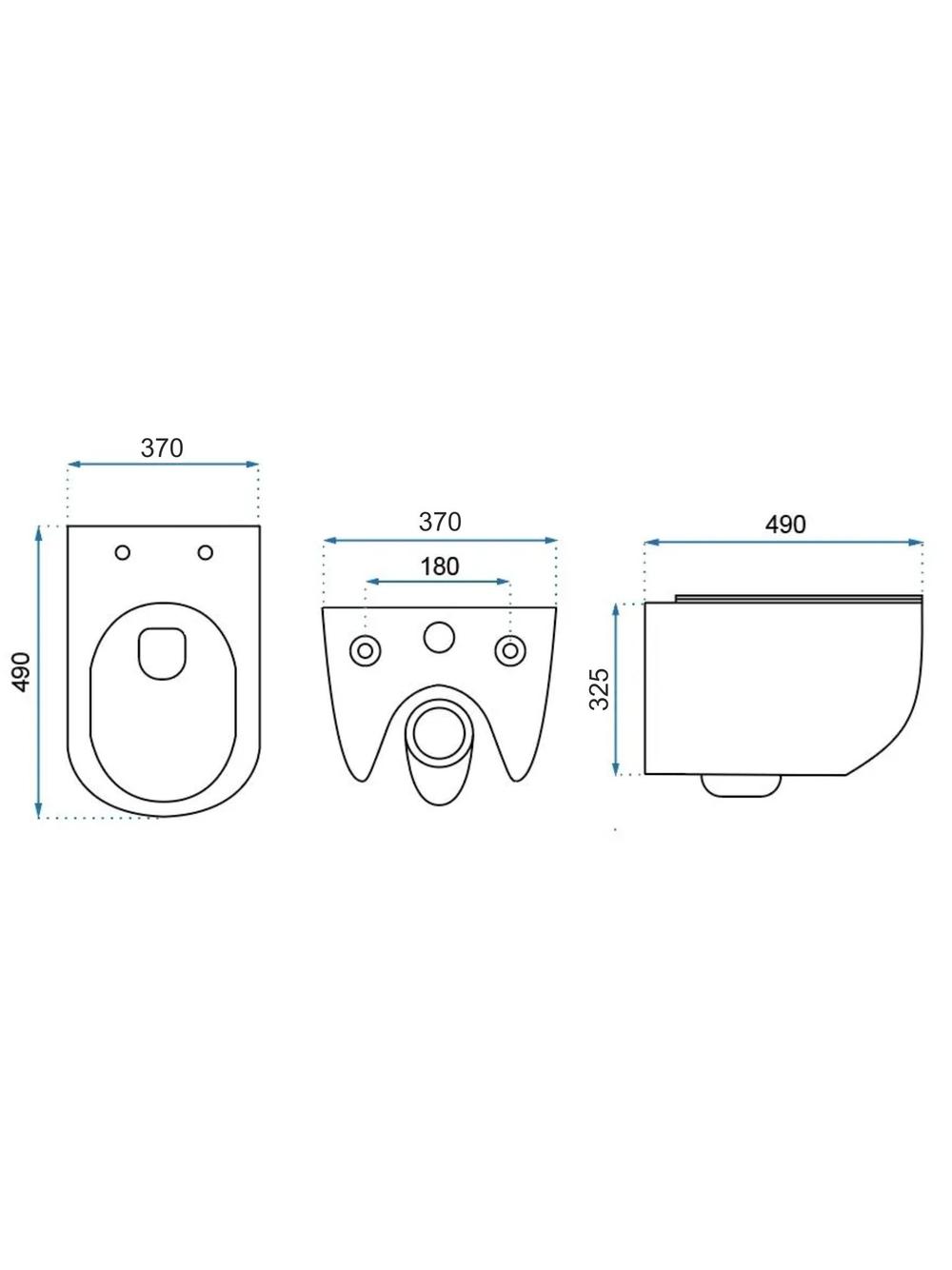 Misa WC podwieszana Rea Carter N2 Rimless
