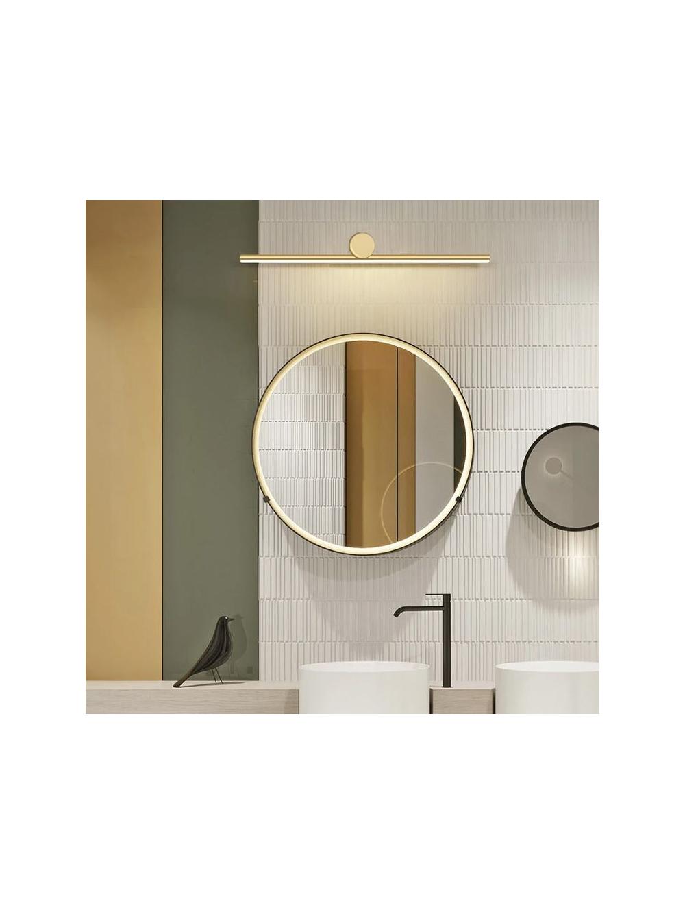 KINKIET ŁAZIENKOWY LED 80CM APP1346-W GOLD